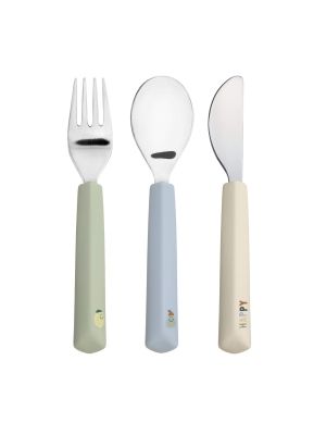 Kinderbesteck 3-Pack, Happy Fruits,