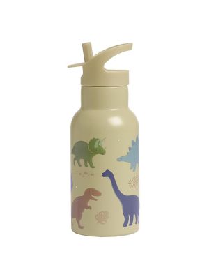 Trinkflasche Edelstahl Dinosaurier