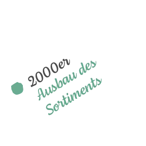 2000 - Ausbau des Sortiments